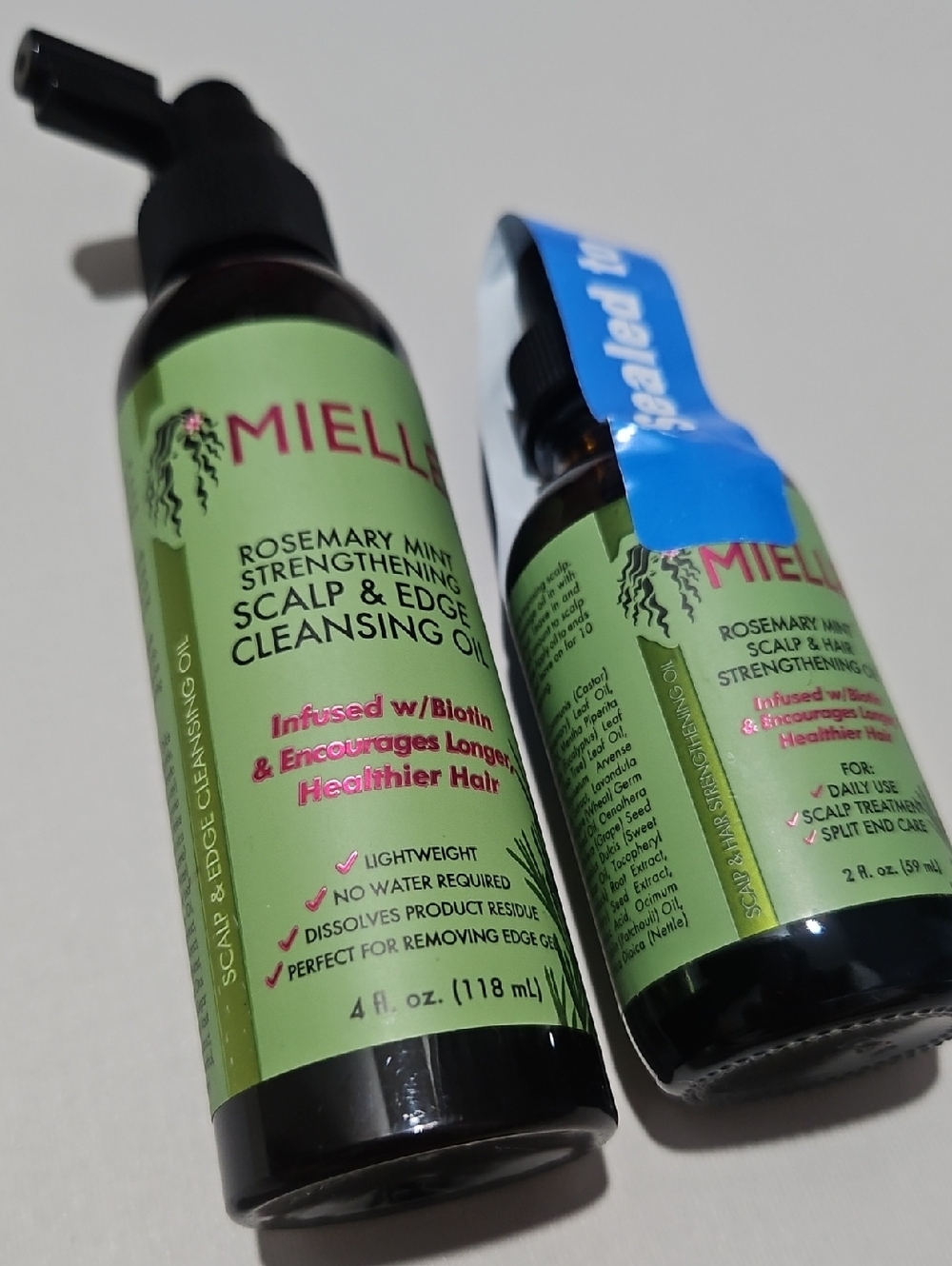 NWT Bundle Mielle Rosemary Mint Scalp - Cleansing Oil & Strengthening Oil